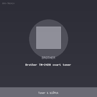 Brother TN-2420 svart toner