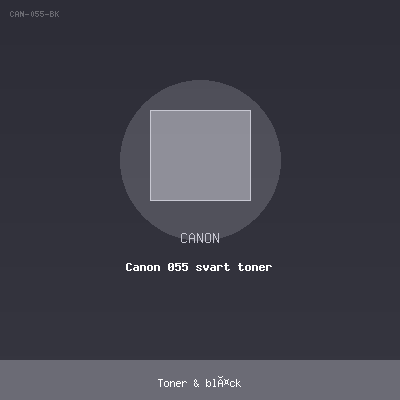 Canon 055 svart toner