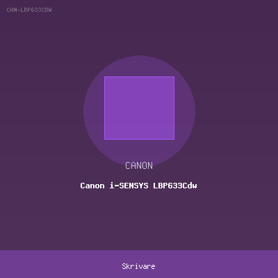Canon i-SENSYS LBP633Cdw