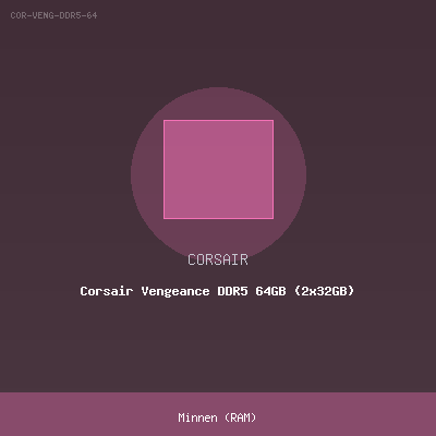 Corsair Vengeance DDR5 64GB (2x32GB)