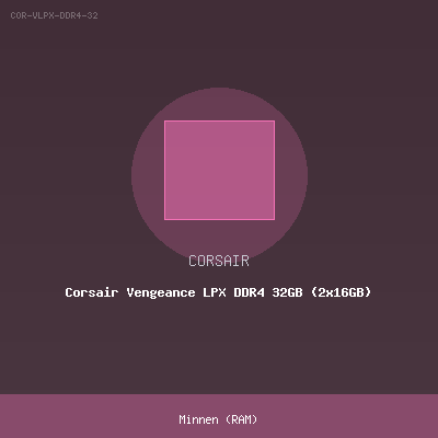 Corsair Vengeance LPX DDR4 32GB (2x16GB)