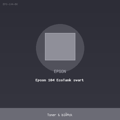 Epson 104 EcoTank svart