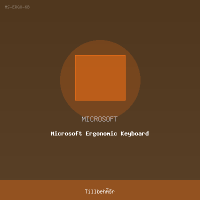 Microsoft Ergonomic Keyboard