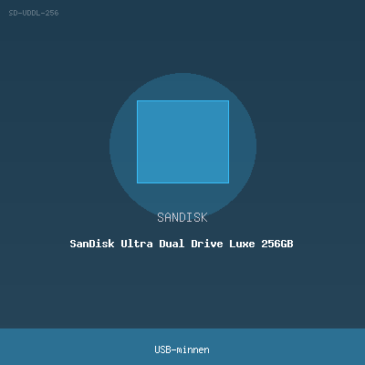 SanDisk Ultra Dual Drive Luxe 256GB