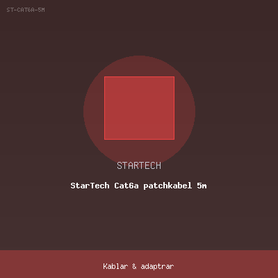 StarTech Cat6a patchkabel 5m