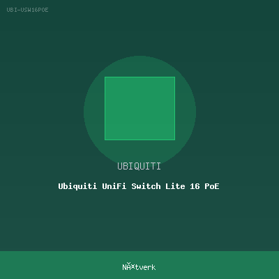 Ubiquiti UniFi Switch Lite 16 PoE