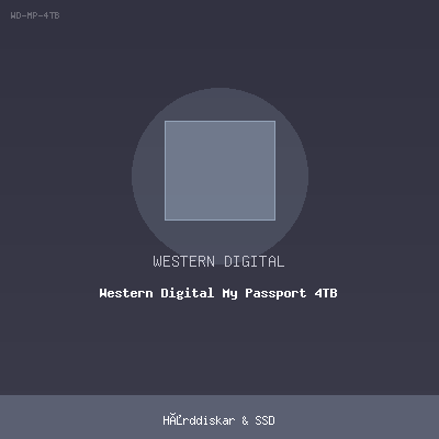 Western Digital My Passport 4TB